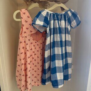 TUCKER + TATE Girls Sundresses, sizes 2/3, sold as a SET (2 pieces)